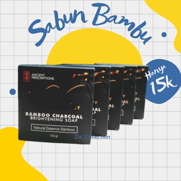 Jual PrioritasA5m0L Sabun Bambu Sabun Bambo O Charcoal ORIGINAL ASLI ...