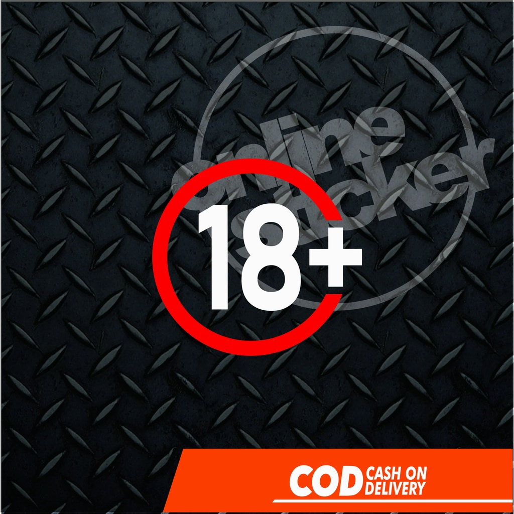 Jual Sticker 18+ untuk mobil kaca belakang/motor | Shopee Indonesia