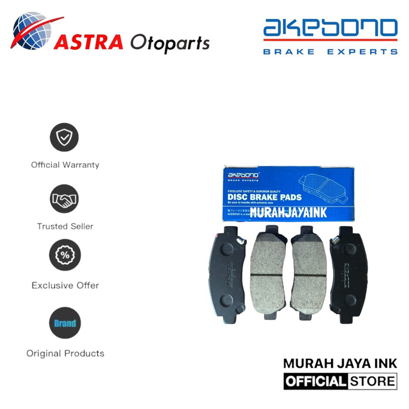 Jual Brake Pad / Kampas Rem Depan AKEBONO SUZUKI XL7 / ALL NEW ERTIGA