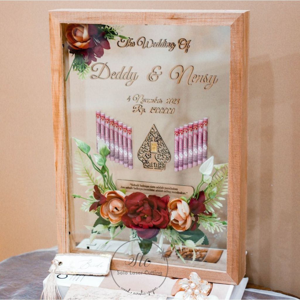 Jual mahar transparant | mahar simple elegant pernikahan 25x35cm bening ...