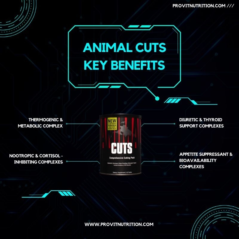 Jual Universal Nutrition Animal Cuts Fat Burner 42 Packs Fat Burner