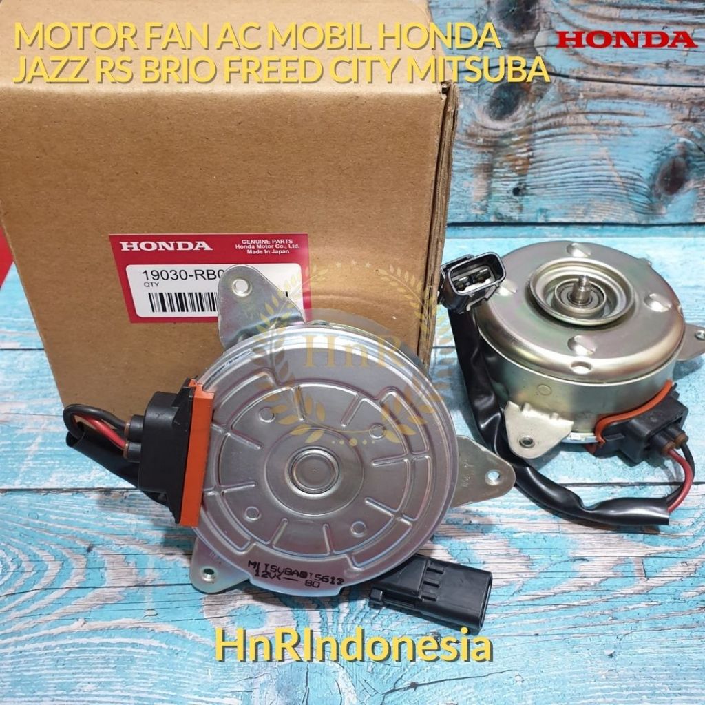 Jual Motor Fan MITSUBA Radiator AC Mobil Honda CRV HRV BRV BRIO JAZZ RS