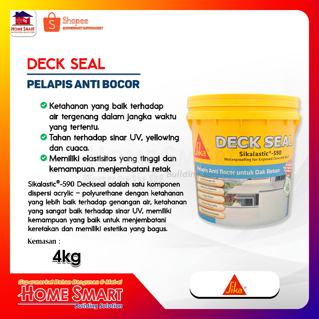 Jual Sika Deck Seal Sikalastic Galon Kg Cat Pelapis Anti Bocor