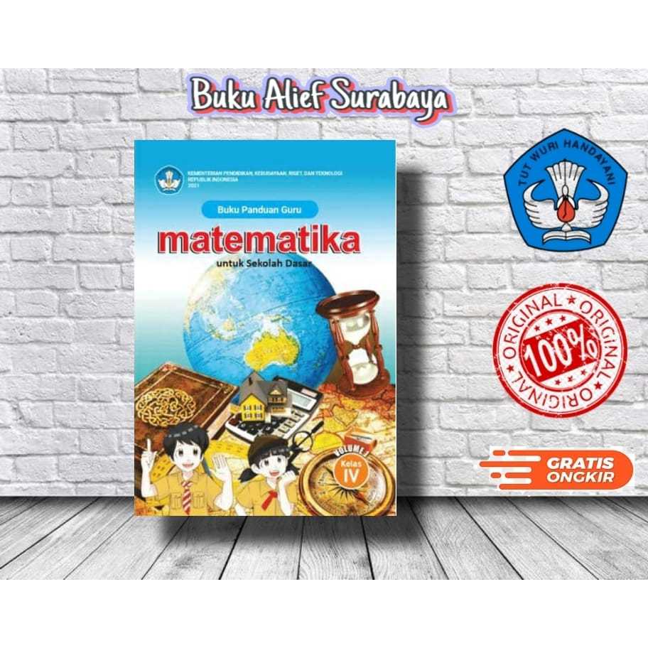 Jual Buku Panduan Guru Matematika VOLUME 1 Kelas 4 SD Original ...