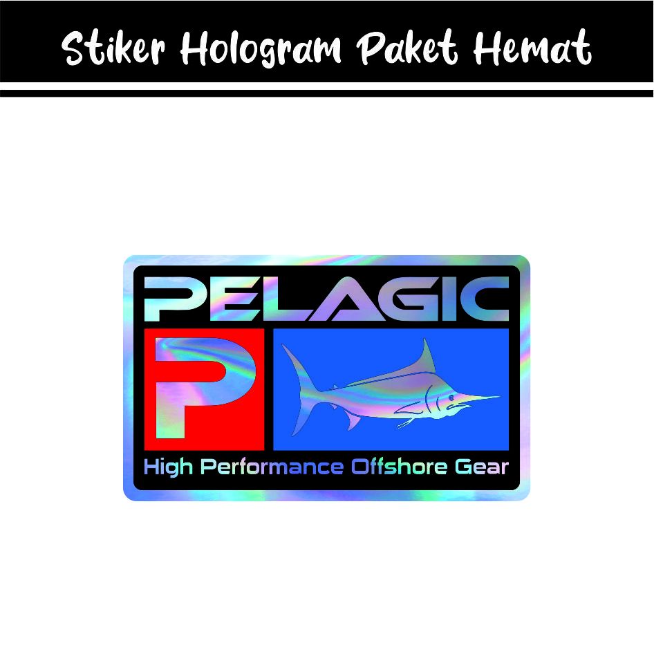 Jual Logo Brand Pancing Stiker 4 Pcs Hologram