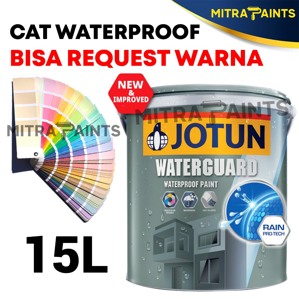Jual JOTUN WATERGUARD 15 LITER 18 KG PAIL / CAT TEMBOK JOTUN WATERPROOF