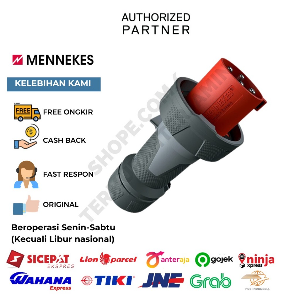 MENNEKES 13206 NSNP - Componente Elettrico Industriale, Nuovo (Imballo Aperto)