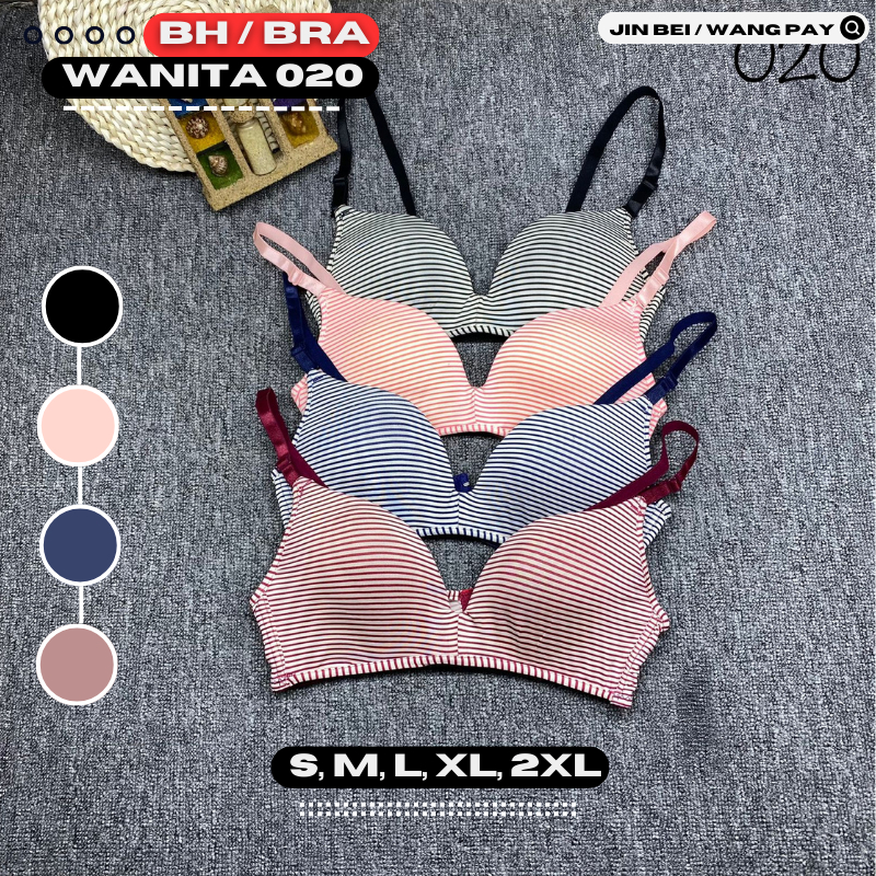 Jual Bra Bh Wanita 020 Tidak Ada Kawat Busa Sedang Size 32 36 Bra