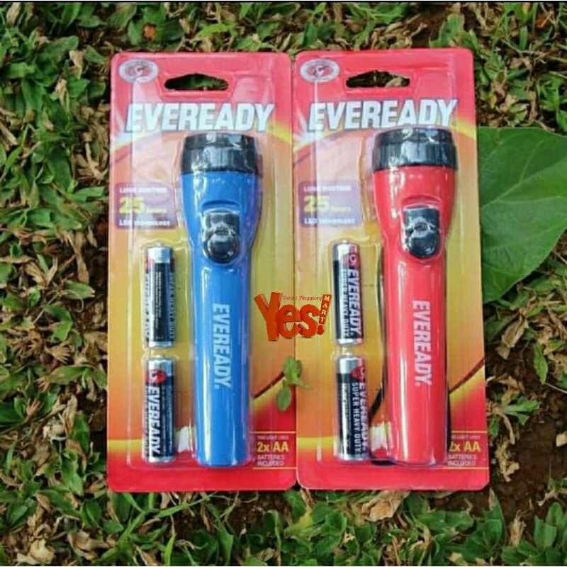 Jual Lampu Senter LED Eveready + Batre AA | Shopee Indonesia