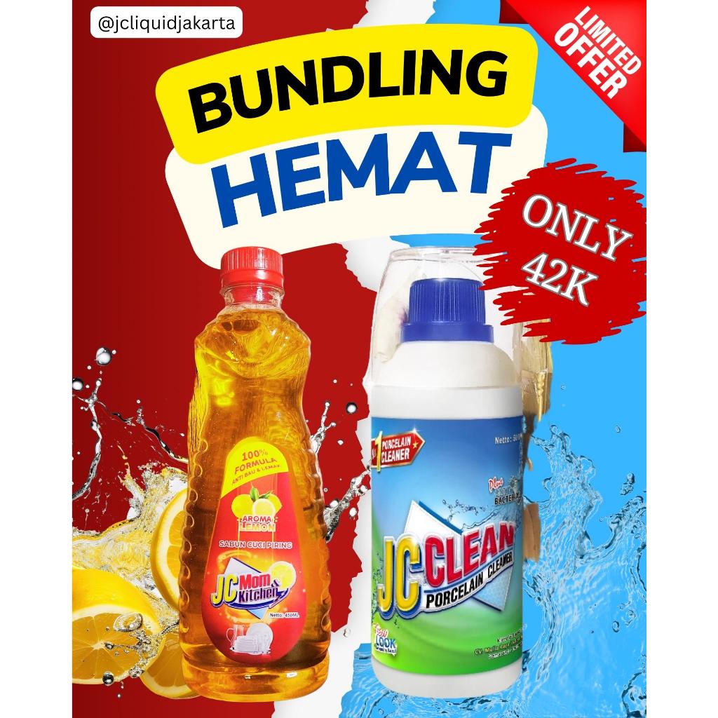 Jual PAKET HEMAT - SABUN CUCI PIRING & PEMBERSIH KAMAR MANDI (JC MOM