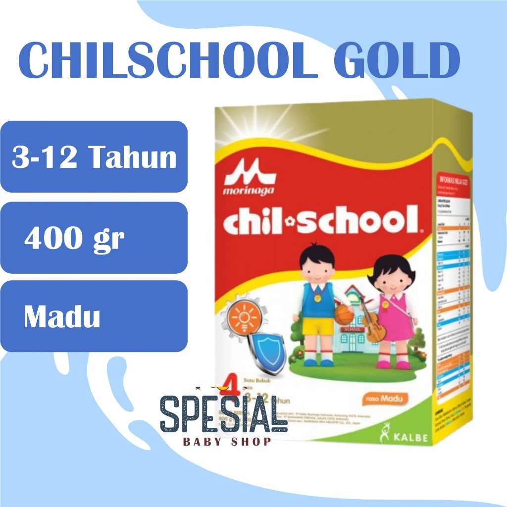 Jual chil school GOLD 400gr chilschool VANILA MADU 800 gr-CHILSCHOOL ...