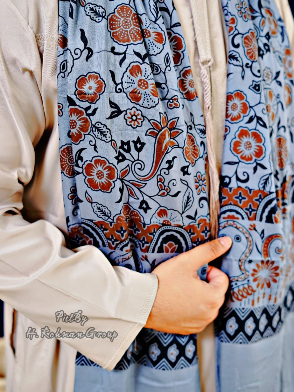 Jual Sorban Khasmiri Terompa Nabi / Sorban Habaib / Aridha Motif Logo ...