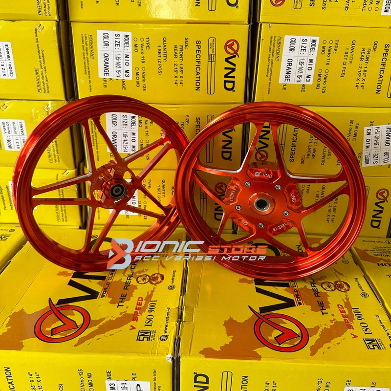 Jual Velg Racing VND V Speed Yamaha Mio M3, Mio Z, Fino 125, Soul GT