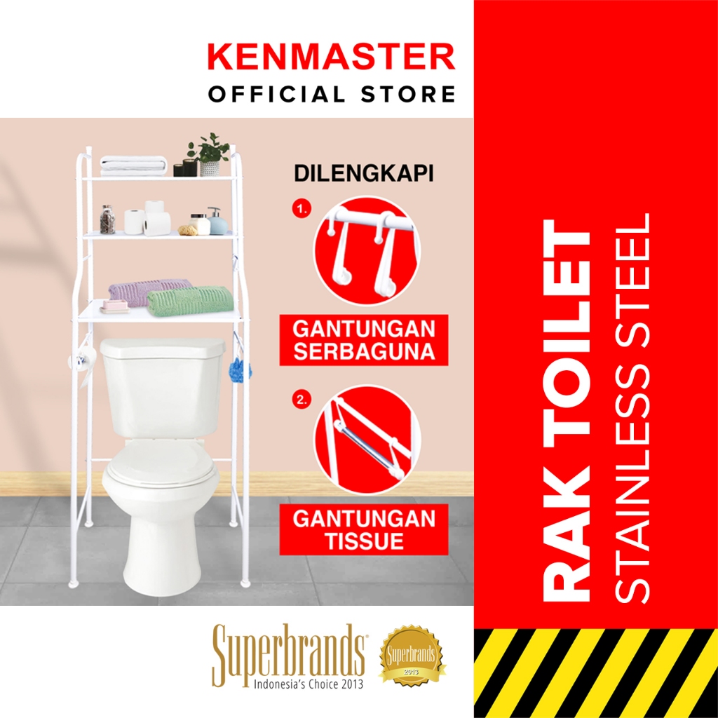 Jual Rak Kamar Mandi TW101 / Rak Toilet Organizer WC RAK045 Shopee