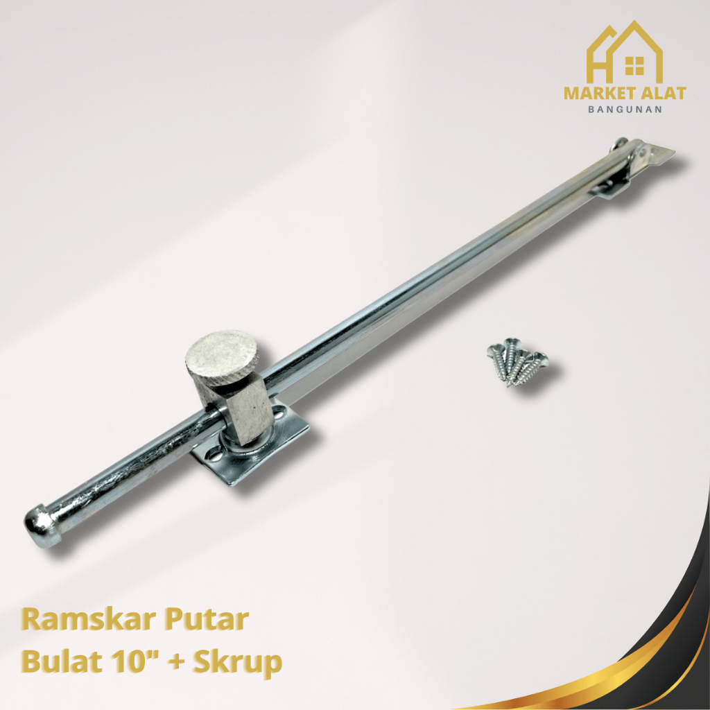Jual Ramskar Putar Bulat Hitam dan Putih 10
