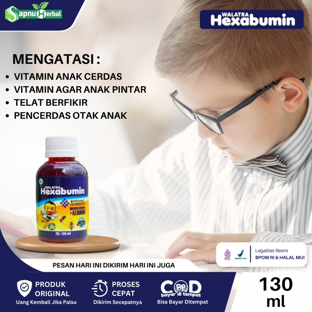 Jual Vitamin Otak Anak Cerdas, Madu Anak Cerdas, Nutrisi Pencerdas Otak ...