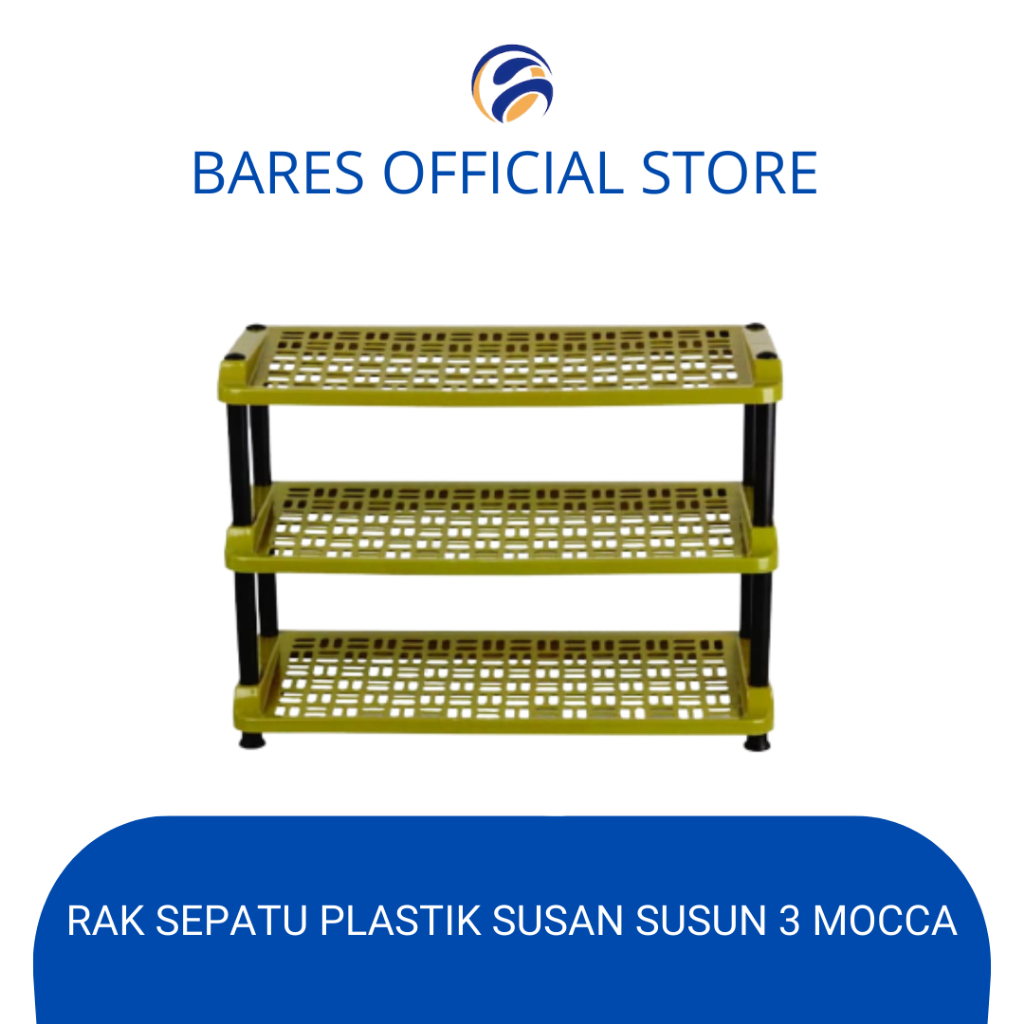 Jual Rak Sepatu Plastik Susan Susun Mocca Shopee Indonesia