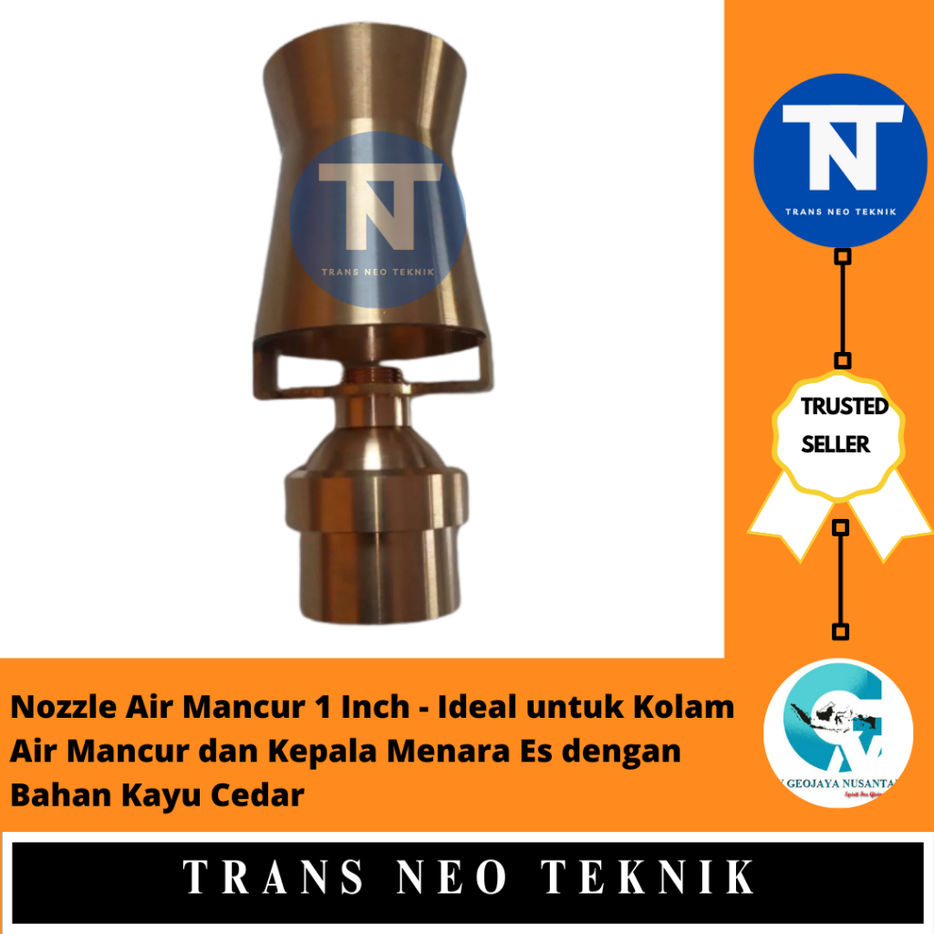 Jual Nozzle Air Mancur 1 Inch Ideal untuk Kolam Air Mancur dan Kepala
