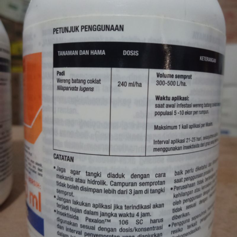 Jual Insektisida Pexalon 106 Sc Pyraxalt Active Kemasan 240ml | Shopee ...