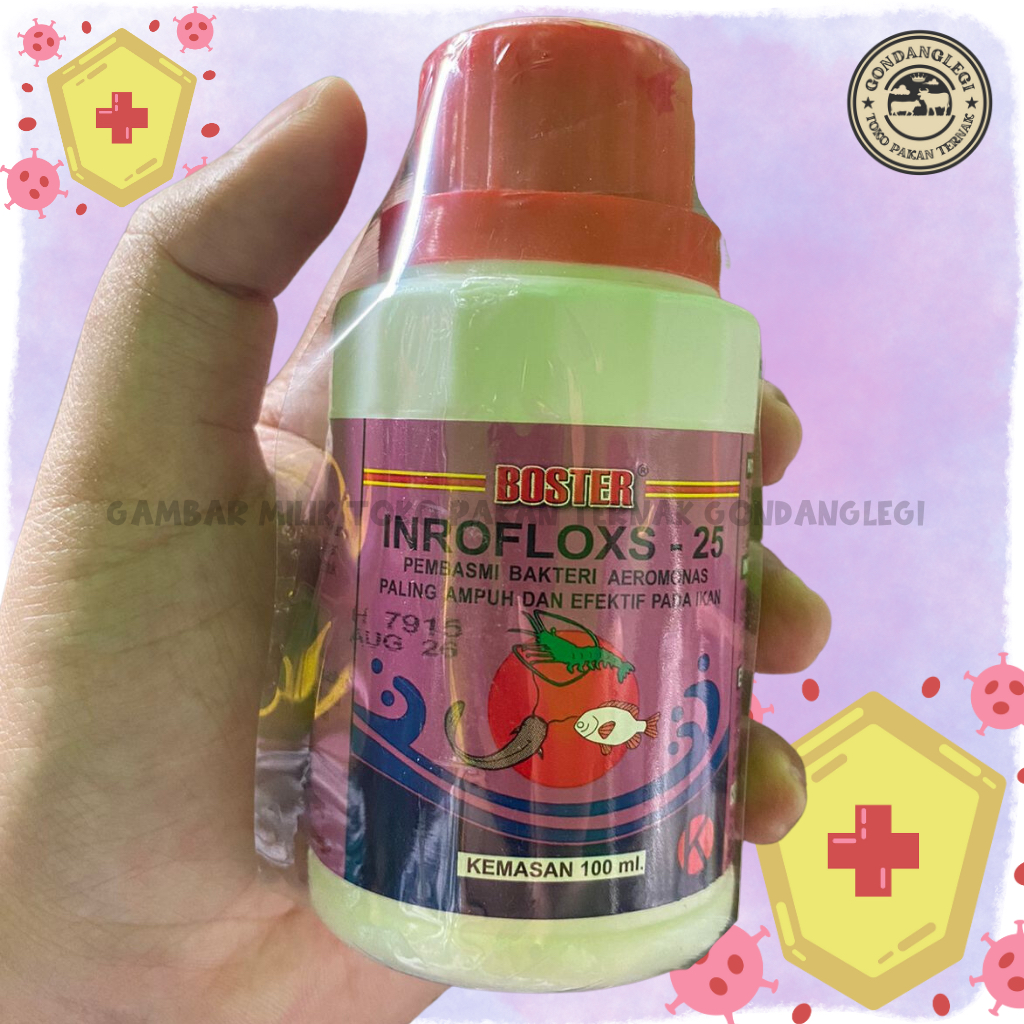 Jual Inrofloks 25 Probiotik Boster Obat Ikan 100ml Shopee Indonesia