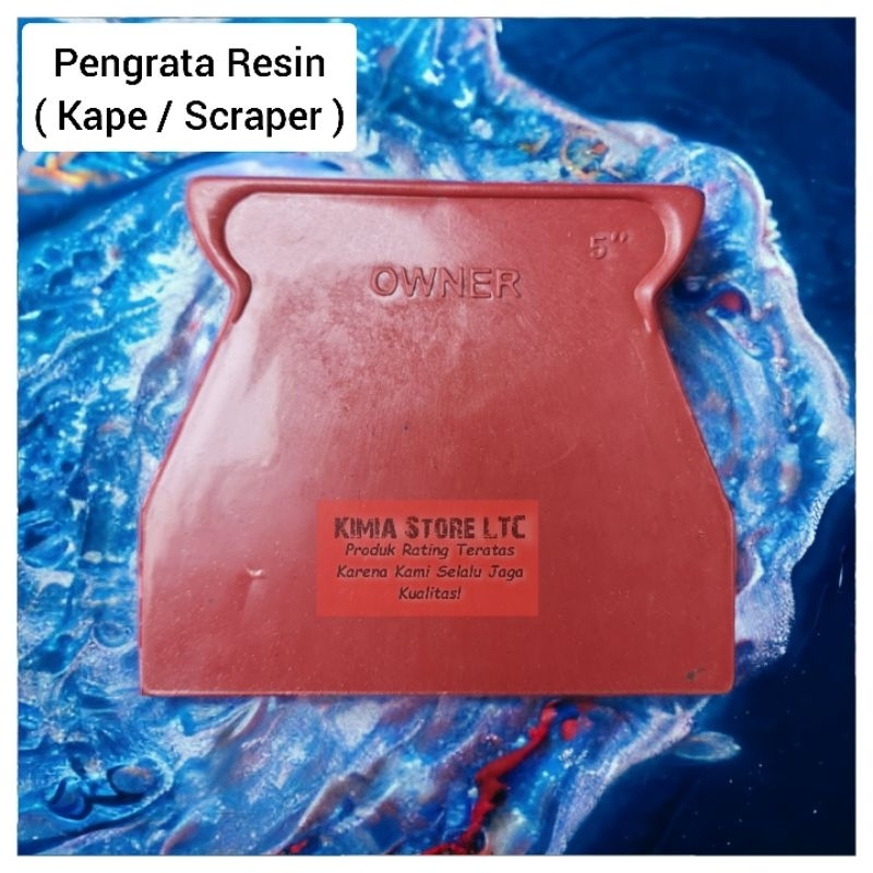 Jual PENGRATA RESIN / Roskam Plastik / Kape ( Scraper ) | Shopee Indonesia