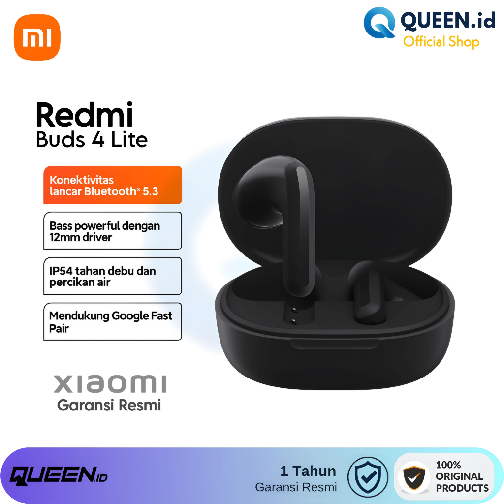 Jual Xiaomi Redmi Buds 4 Lite TWS True Wireless Earbuds Headset ...