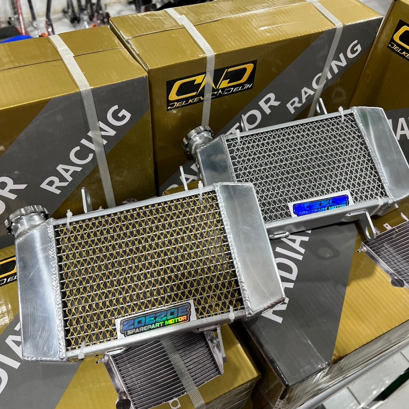 Jual RADIATOR DELKEVIC CURVED / STRAIGHT MX KING YAMAHA MXKING ,MX NEW ...