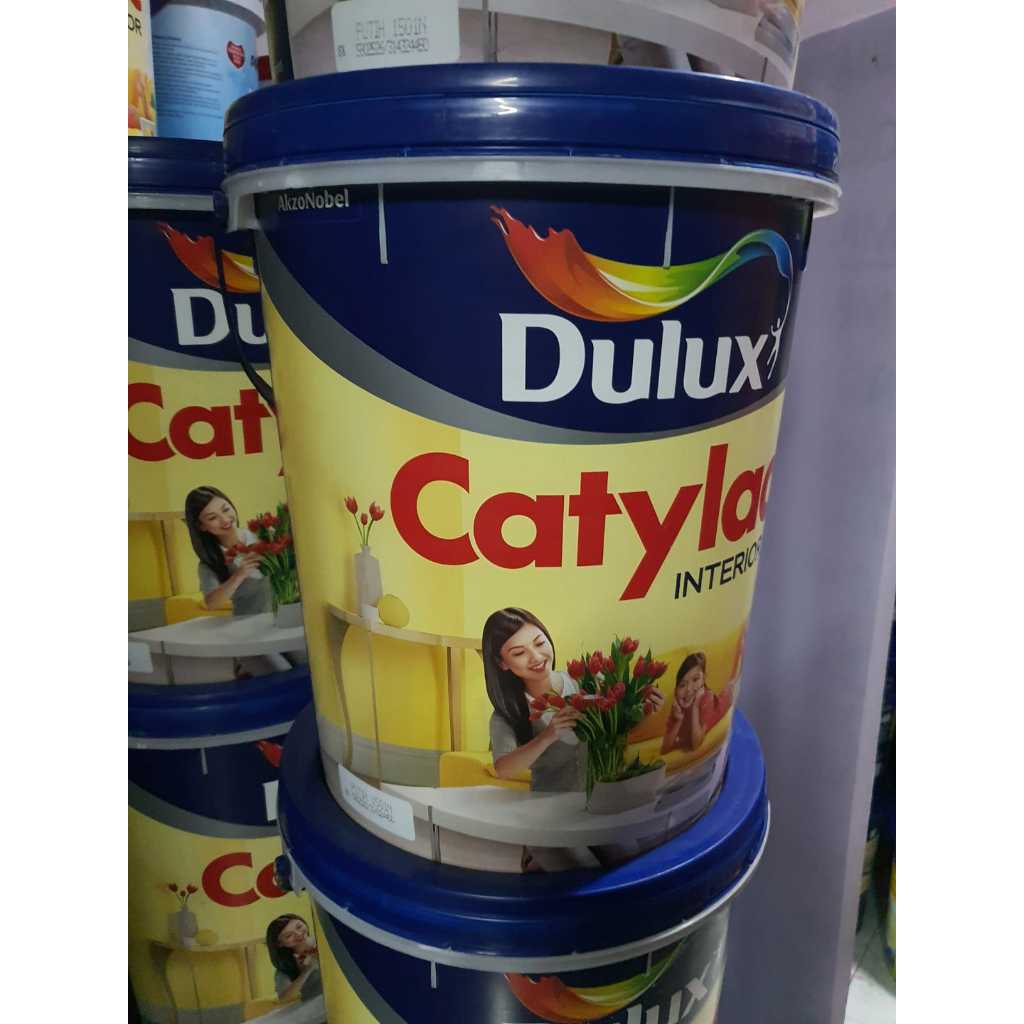 Jual DULUX CATYLAC CAT TEMBOK INTERIOR PUTIH WHITE 1501N 1501 25KG 25 ...