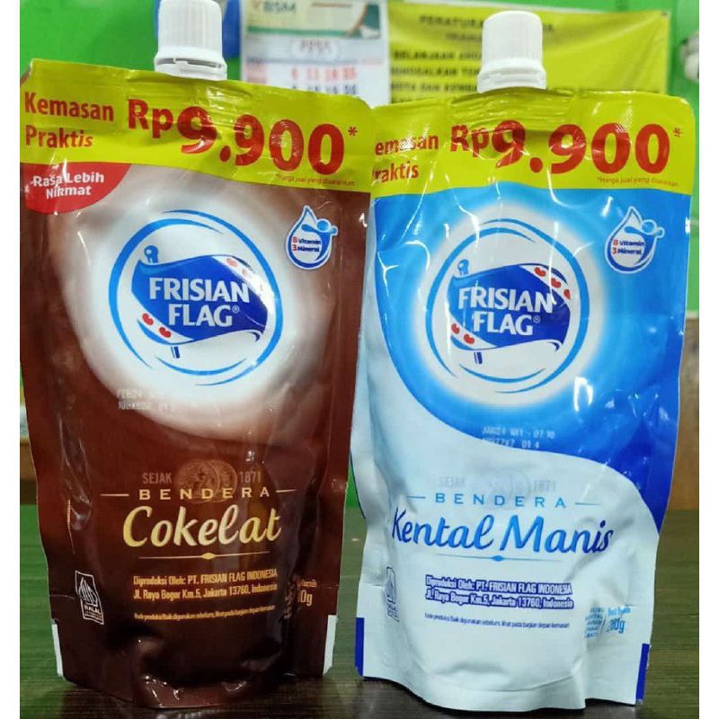 Jual Frisian flag pouch kemasan 260grFrisian Flag Susu Kental Manis