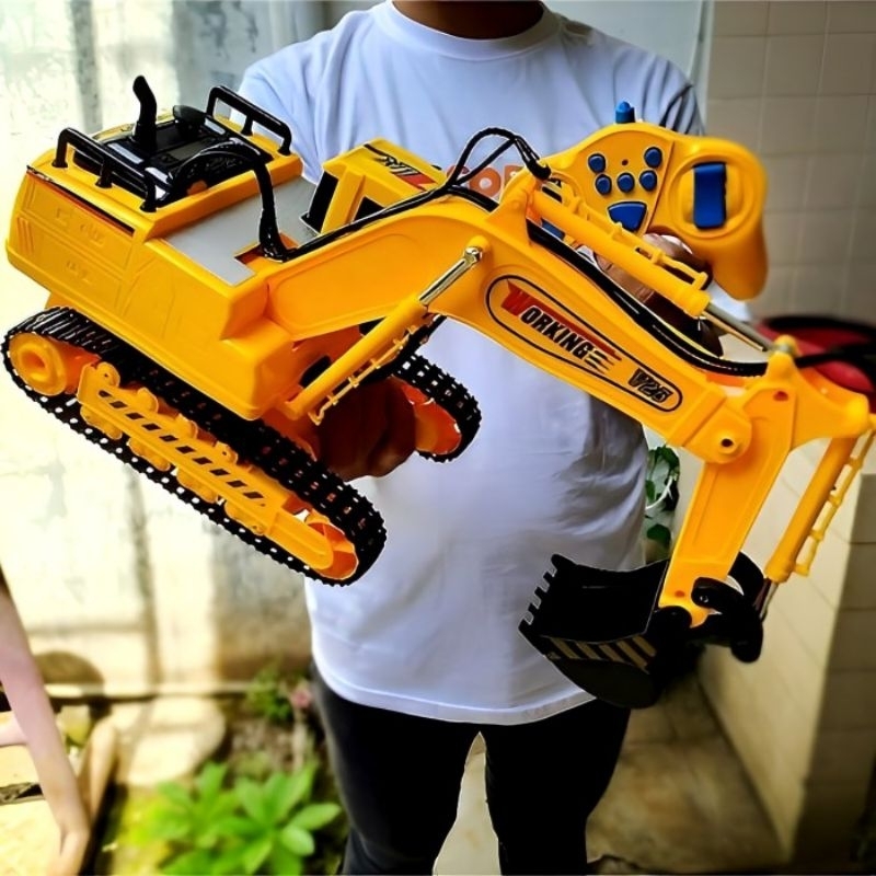 Jual Mainan Remote Control RC Excavator Truk Besar Batre Cas - Mobil ...