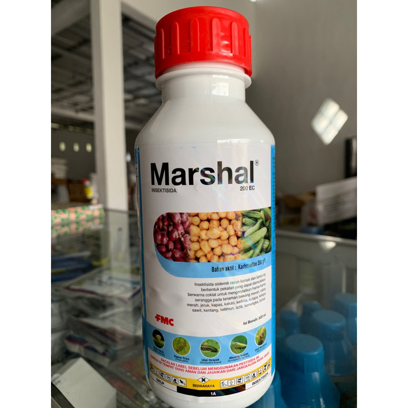 Jual Insektisida MARSHAL 200 EC Botol Biru - 500 ml | Shopee Indonesia