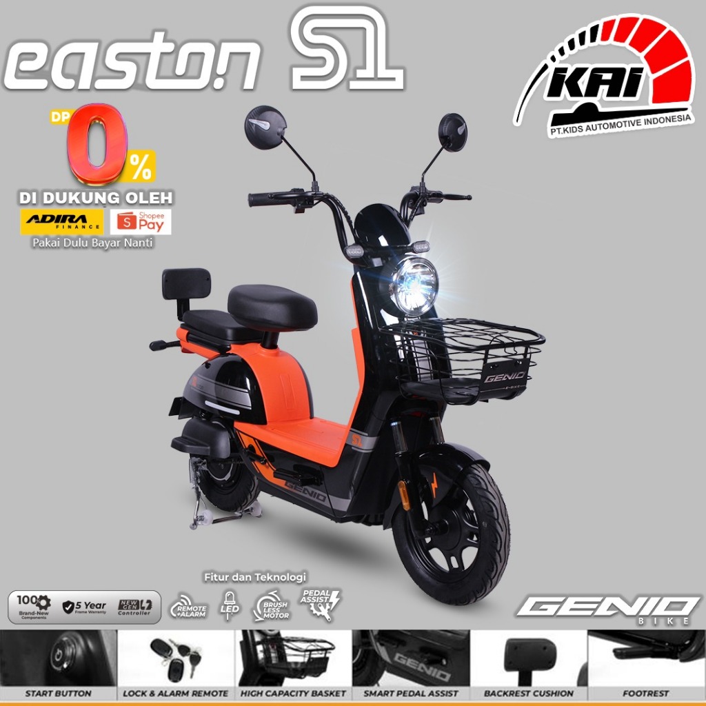 Jual Sepeda Listrik Genio Easton S By Unitedbike Ebike Termurah