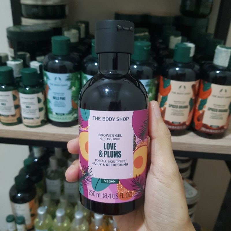 Jual TBS The Body Shop Love & Plum Shower Gel 250 ml (Plums) Shopee