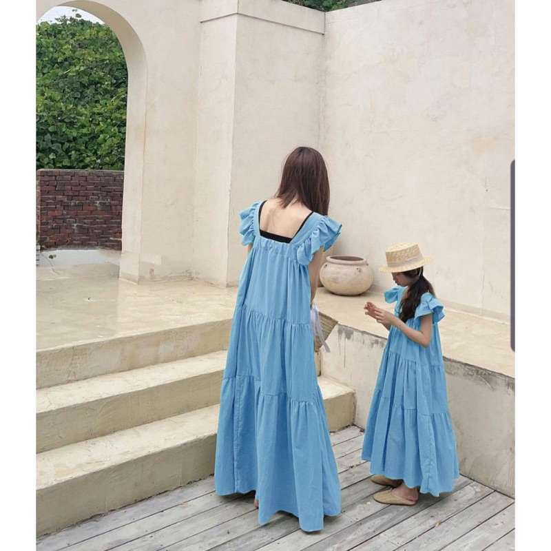 Jual TIFKLY - DRESS RUMBAI MOM & KIDS / BAJU ANAK PEREMPUAN 6-10 TAHUN ...