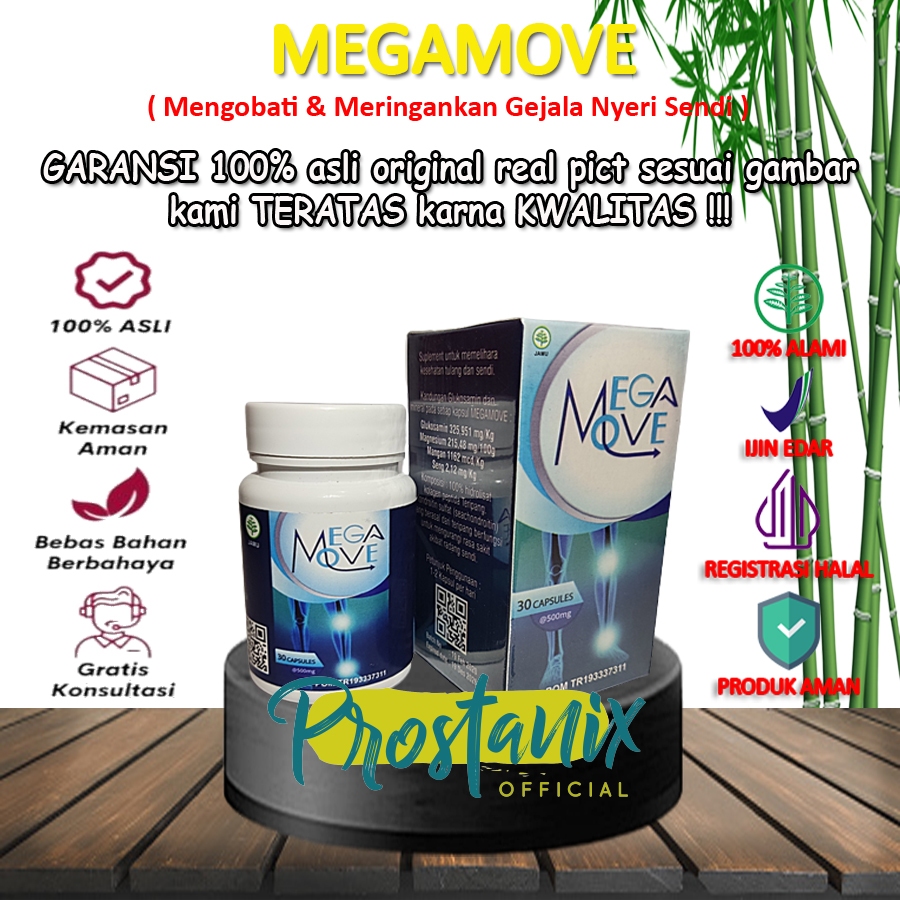 Jual Megamove 100% Asli Herbal Original Obat Nyeri Sendi Ampuh | Shopee ...