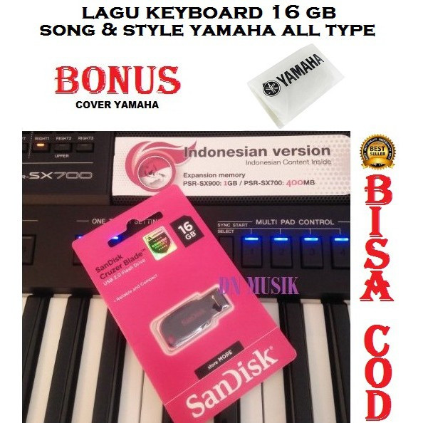Jual LAGU KEYBOARD YAMAHA SEMUA TIPE PSR DAN PIANO CLAVINOVA MIDI SONG