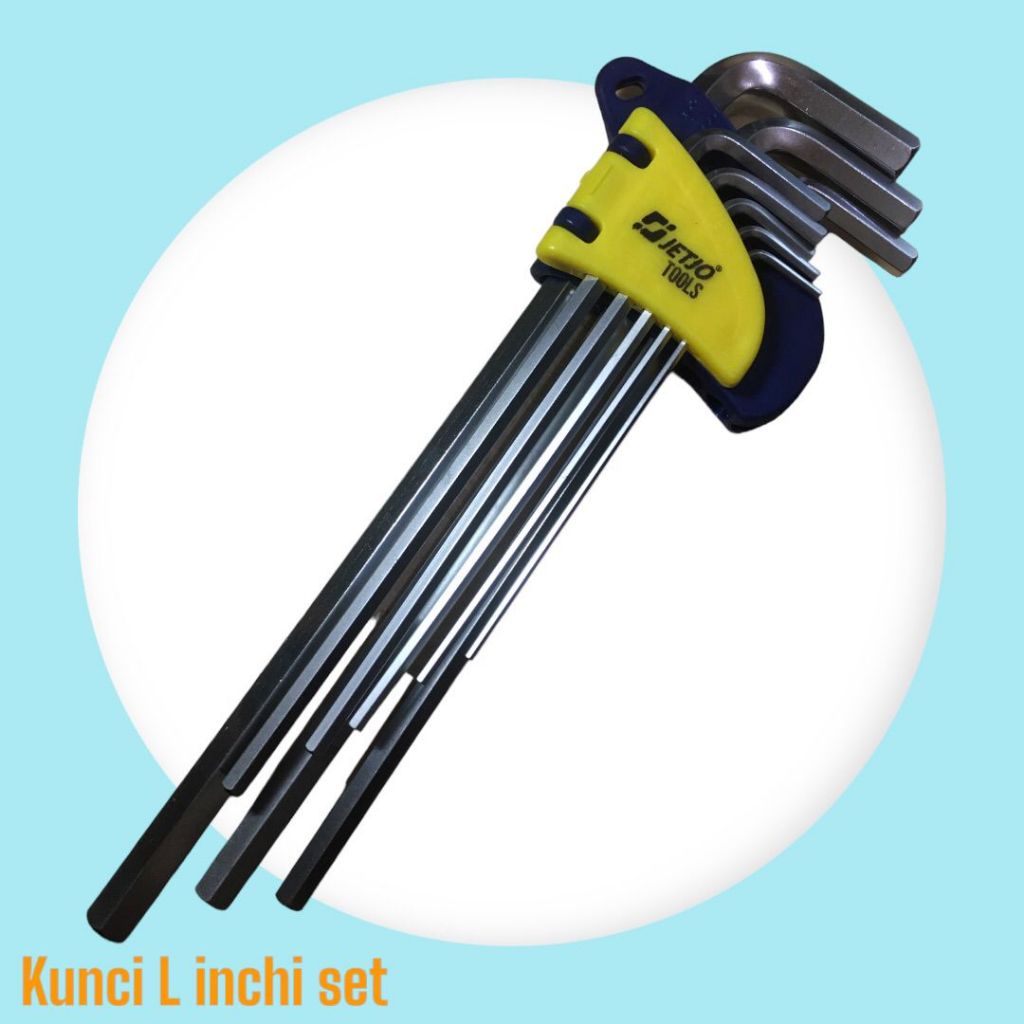 Jual Kunci L set Jetjo atau Lakoni Inchi (8pcs) | Shopee Indonesia