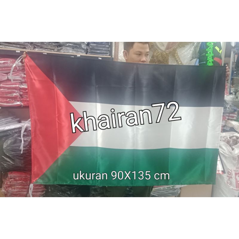 Sciarpa Bandiera Palestina 2 Pezzi - Doppia Faccia 135x14cm In Poliestere, Uomo E Donna - Foto 5