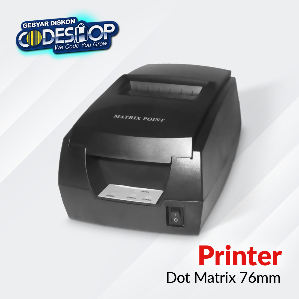 Jual Matrix Point TMP7645 AC Printer Dot Matrix Auto Cutter Cetak