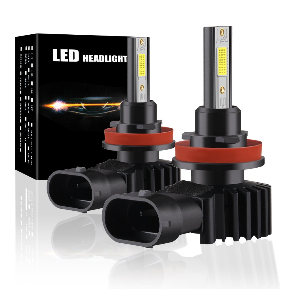 2 Buah Lampu Led Mobil Headlight/Super Terang 60W 12000LM H3 HIR2 H8 H11 HB4 9006 HB3 9005/Anti Air