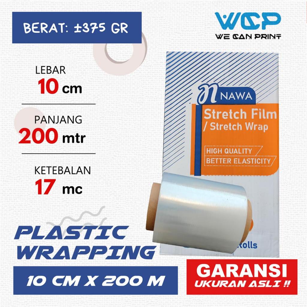 Jual [GARANSI UKURAN] Stretch Film 10cm x 200m / Plastik Wrapping ...