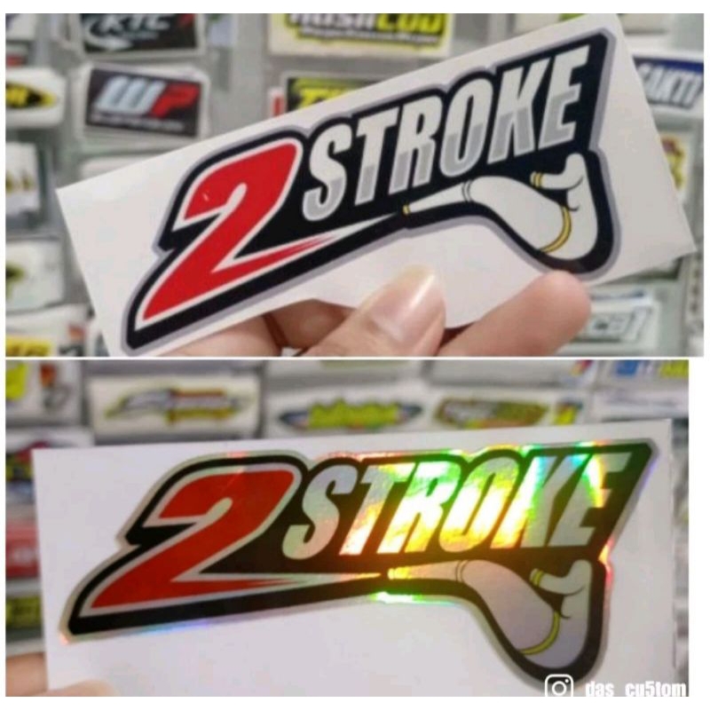 Jual (10Pcs)STICKER/STIKER CUSTOM DESAIN SUKA SUKA 2STROKE | Shopee ...