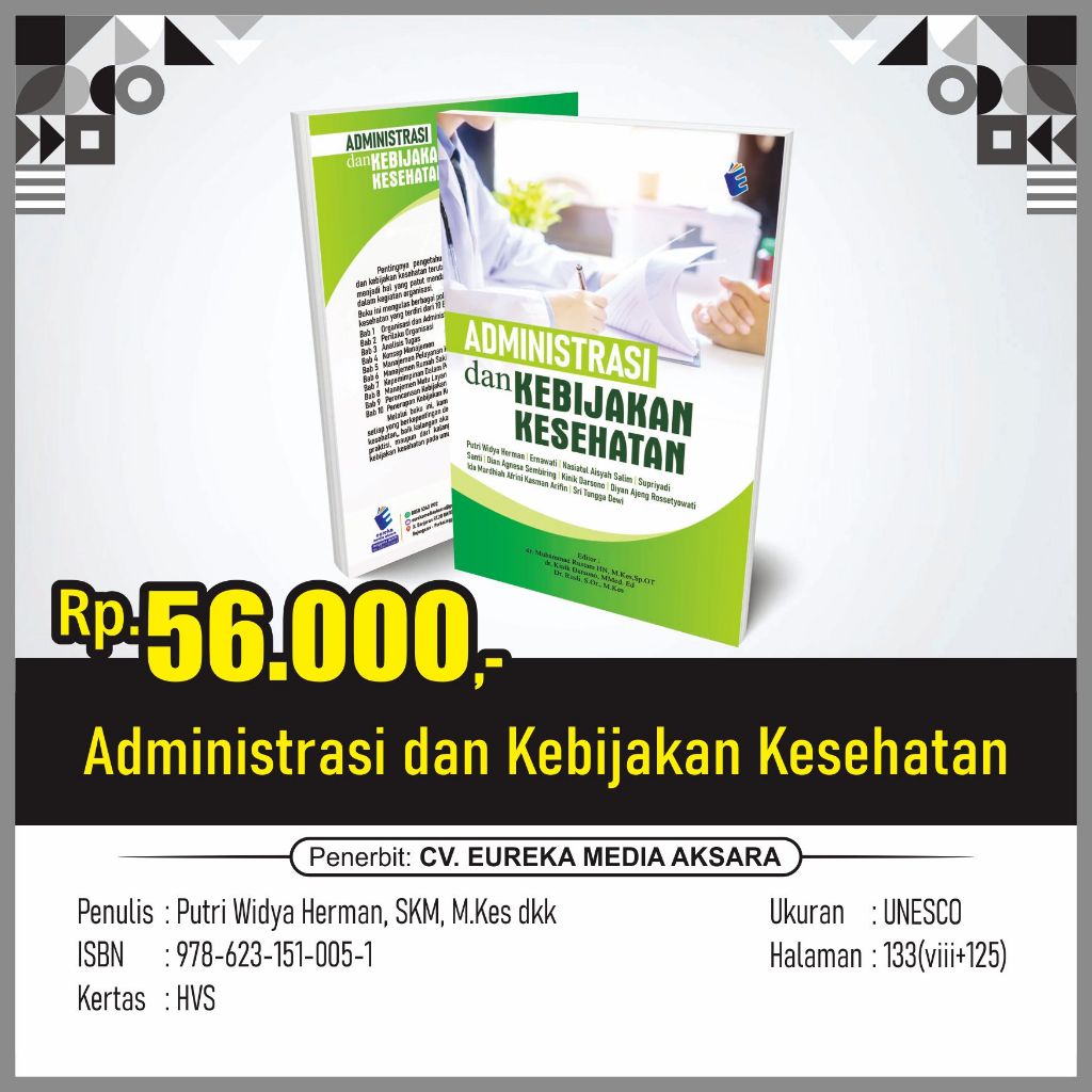 Jual Administrasi Dan Kebijakan Kesehatan | Shopee Indonesia