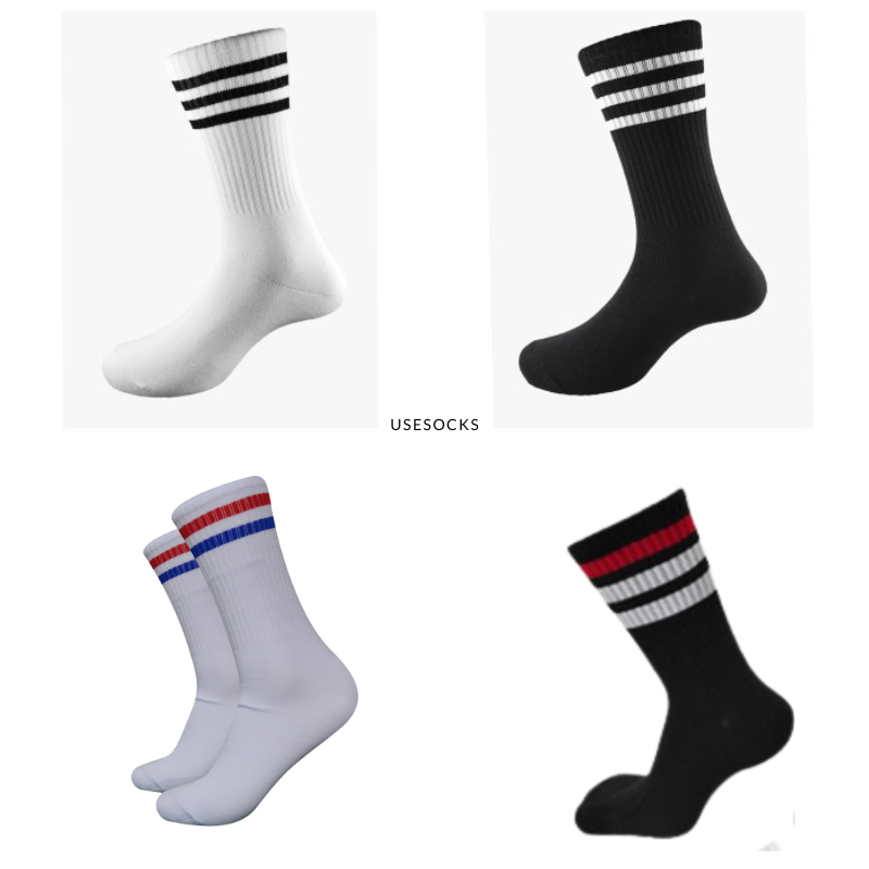 Chaussettes Sport Bambou Vitsocks Lot De 3 - Mi-Hautes, Anti-Ampoules, 85% Bambou