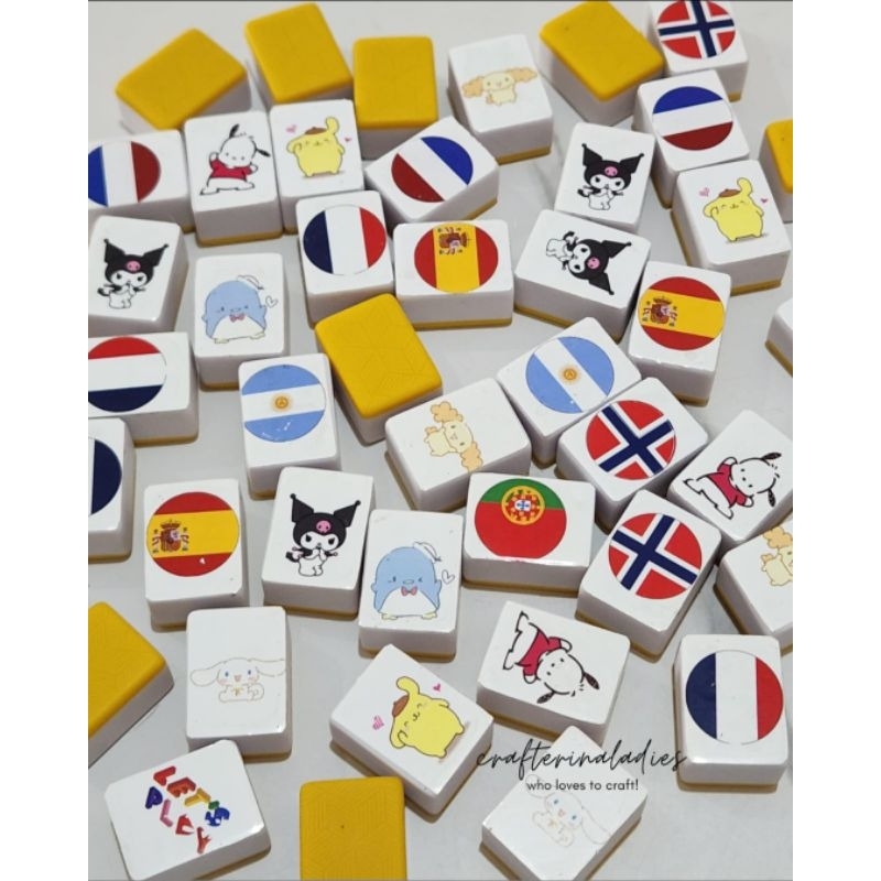 65 blokken Seaside Escape spel, 30 mm Escape spel blokken, Seaside