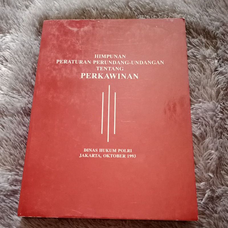 Jual Himpunan Peraturan Perundang - Undangan Tentang Perkawinan ...