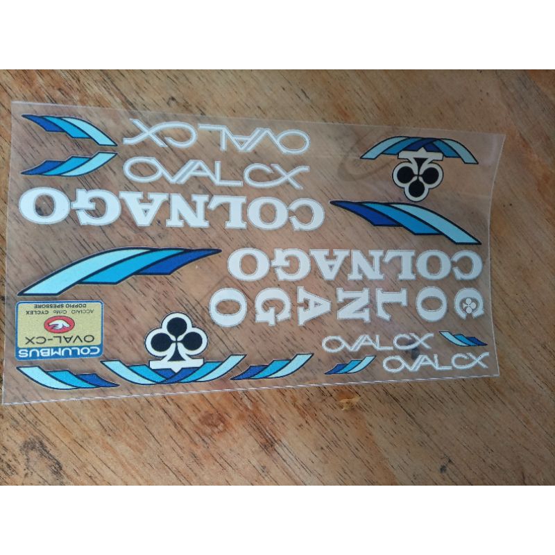 Jual decal sticker vintage roadbike COLNAGO OVAL CX | Shopee Indonesia