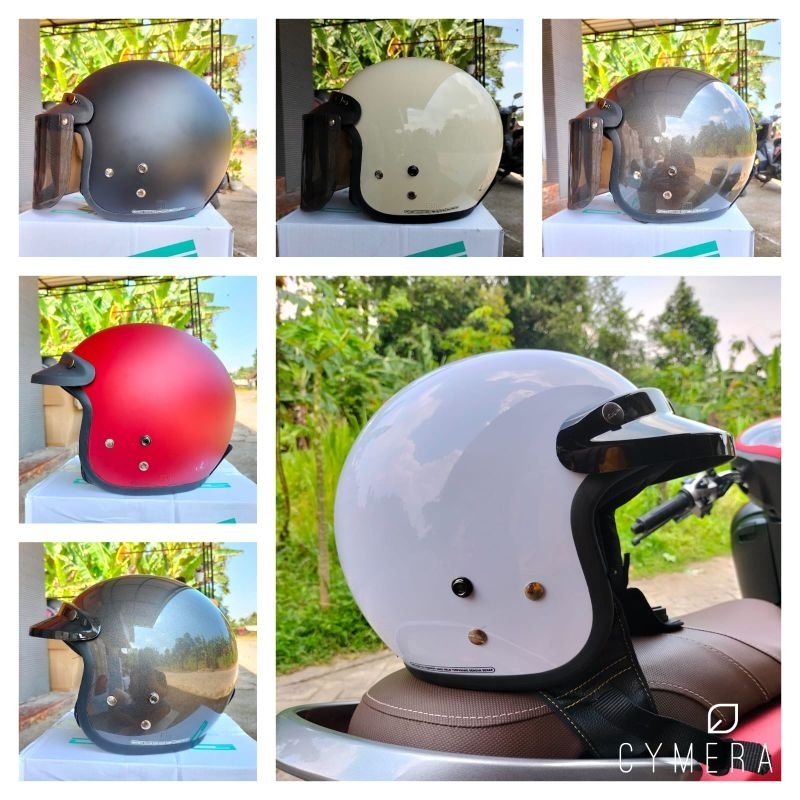 Jual Helm Bogo Retro Dewasa Full Leher Pria Wanita Sni Free Paking Bok Shopee Indonesia 7995