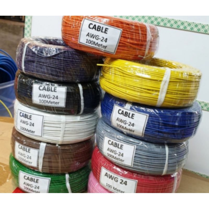 Jual Kabel Awg 24 100Meter berbagai warna | Shopee Indonesia