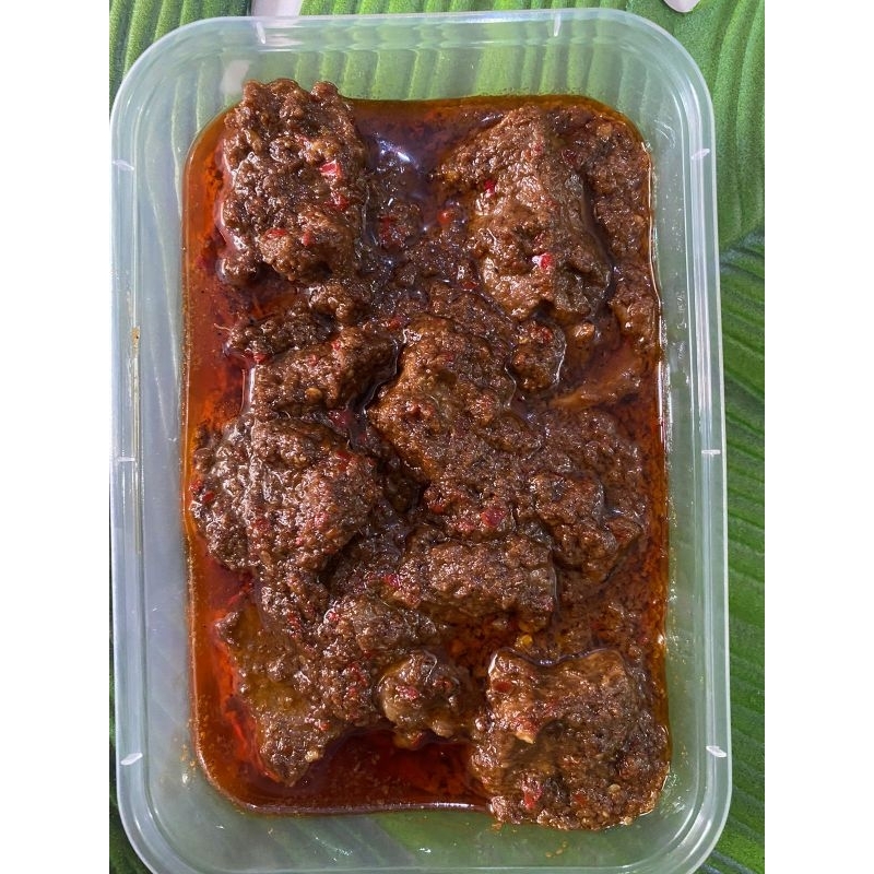 Jual Rendang Sapi Rasa Otentik Khas Padang Dapur Bubu Shopee Indonesia